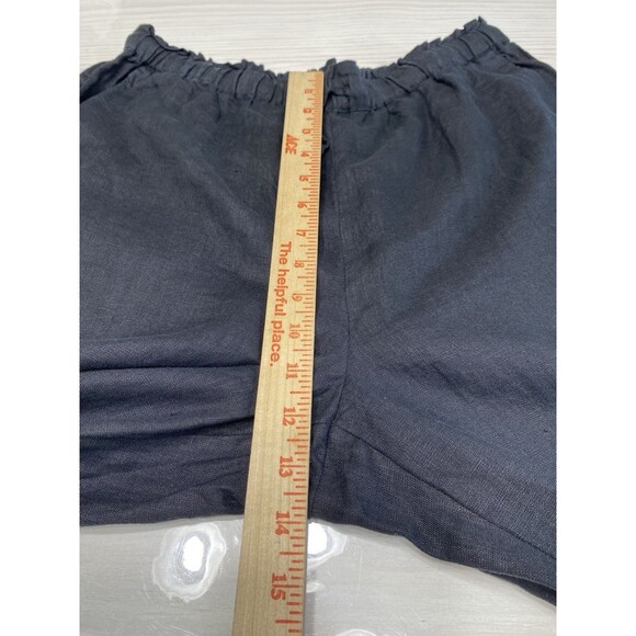 J.Crew Womens Soleil Black pant in linen NWT Size M Medium - Picture 13 of 15